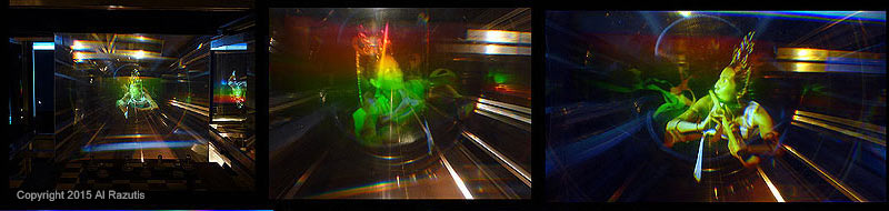 Holographic Projection see it in Stereo 3D