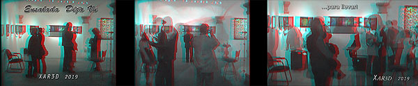 click for video of Daja Vu opening in anaglyph 3D by Al Razutis on You Tube