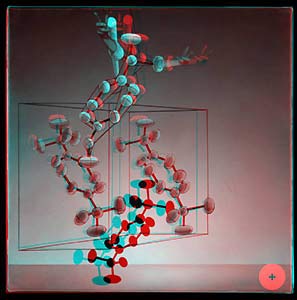 B&W anaglyph of paintings The Structure of DNA by Salvador Dali - click to enlarge