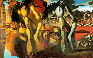 'The Metamorphosis of Narcissus' by Salvador Dali - click to enlarge