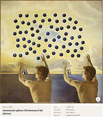 Harmony of the Spheres by Salvador Dali - click to enlarge