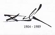 Authentic Dali signature as cited in Lissack's book as well