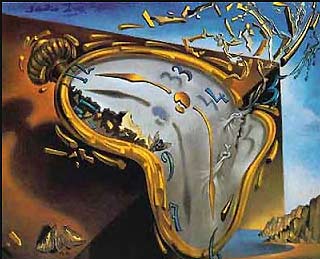 Soft Watch at Moment of Explosion by Dali, 1954