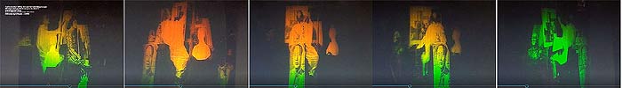 click to enlarge 'Dali Painting Gala' multiplex hologram by Dali and realized by Lloyd Cross