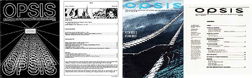 Covers and Contents of OPSIS Vol. 1 No 1 and 2 / 3