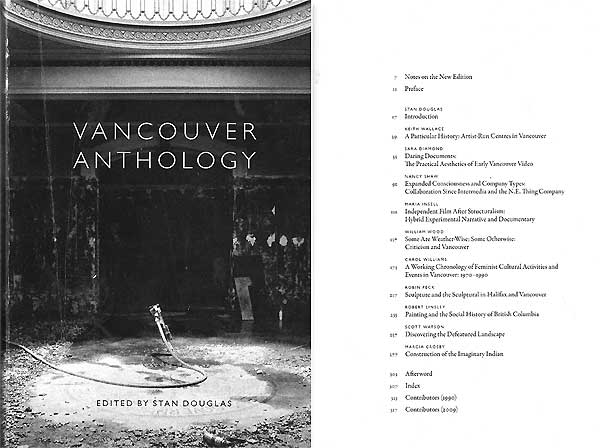 Vancouver Anthology, edited by Stan Douglas -- click to enlarge image in separate window