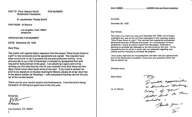Razutis notice of separation of producer's interests December 1995 - click to enlarge