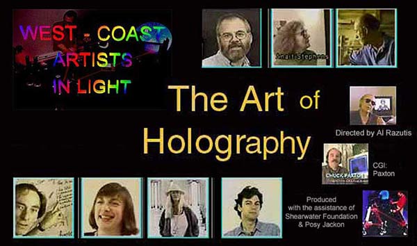 West-Coast Artists in Light Videotape/DVD - click for You Tube PLAYLIST