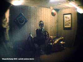 click enlarge Visual Alchemy circa 1974 interior view  showing  entrance room