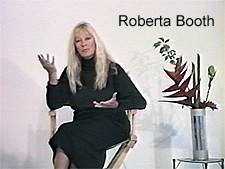 You Tube clip of Roberta Booth at her studio with hologram displays  - West Coast Artists in Light by Al Razutis