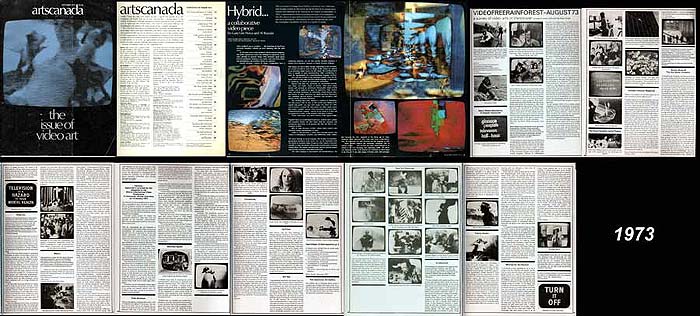 Arts Canada 1973 'The Video Issue' click to enlarge