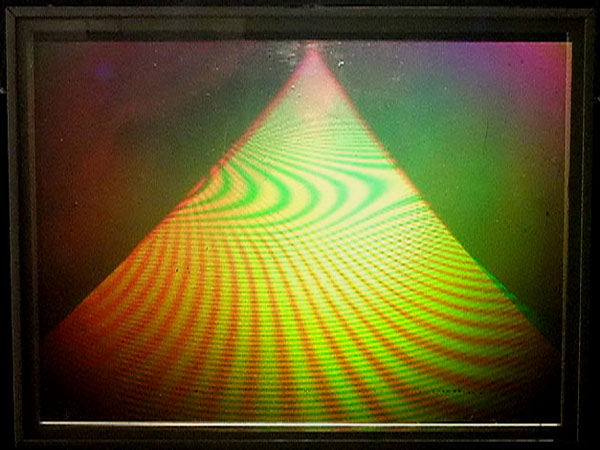 'INCLINE-STRESS PLANE' - Hologram-Interferogram - Al Razutis 1983