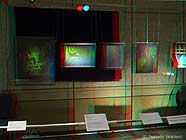Al Razutis holographic art and displays in 3D Gallery at National Stereoscopic Association 3D-Con 2012 in Costa Mesa, California - click/enlarge in separate window