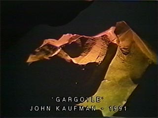 white light reflection hologram Gargoyle by John Kaufman
