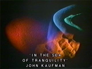 white light reflection hologram In the Sea of Tranquility by John Kaufman