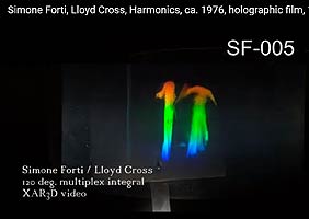 click for Simon Forti and Lloyd Cross Harmonics  film by Al Razutis on You Tube