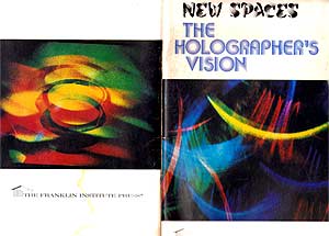 Franklin Institute Catalog cover - New Spaces - The Holographer's Vision