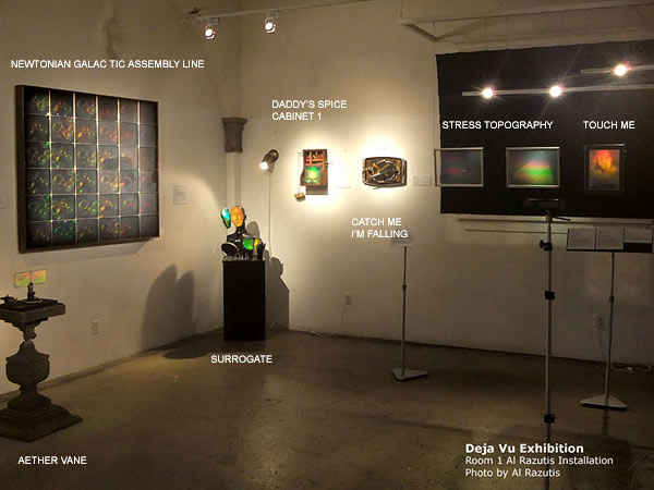 Deja Vu 2010 Exhibition - history on exhibit and for sale by Al Razutis