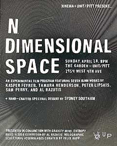 N-dimensional Space film show curated by Sidney Gordon at Unit / Pitt Vancouver